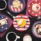 120 PCS 4th of July paper plates American Flag Patriotic 7 inch Plates Paper Plates Independence Day Red White Blue Holiday Party Tableware Decorations